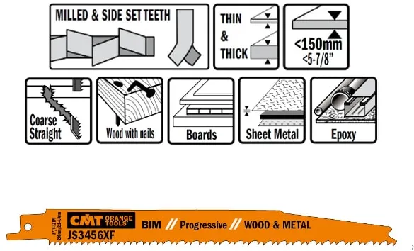 Bajonetklinge 200mm BIM Prog