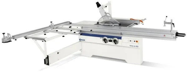 SCM Rundsav, SI 400 NOVA m/kipbar klinge og rullebord.