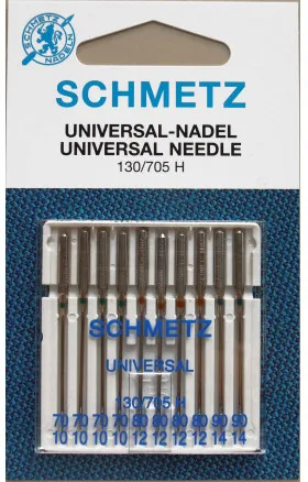 Schmetz Symaskinenåle Universal 130/705H Str. 70-90 - 10 stk