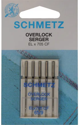 Schmetz Overlock Maskinenåle ELx705 CF Str. 80-90 - 5 stk