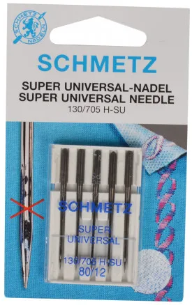 Schmetz Symaskinenåle Super Universal Str. 80 - 5 stk