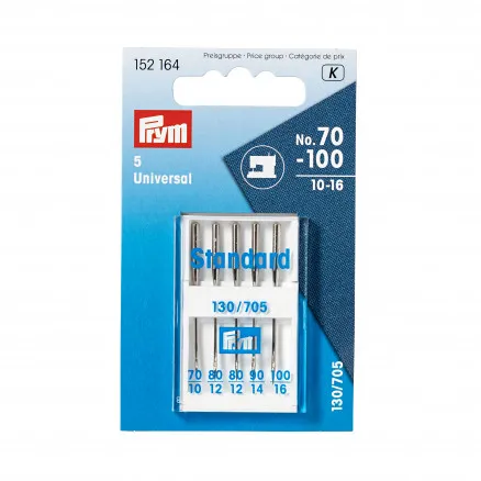 Prym Symaskinenåle Universal 130/705 Str. 70-100 - 5 stk